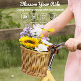 14 Inch Kids Balance Bike with Removable Basket Light Yellow