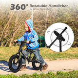 Birtech 12" Balance Bike Nylon Frame Black