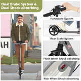 H.yeed Kick Scooter with Disc Brake Grey