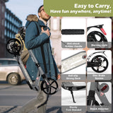 H.yeed Kick Scooter with Disc Brake Grey