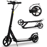 Hyeed Kick Scooter with Disc Brake Black