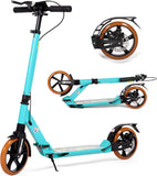 Hyeed Kick Scooter with Disc Brakes Lake Bule