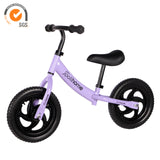12" Balance Bike with Carbon Steel Frame Purple