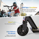 Hyeed Stunt Scooter Graffiti Blue Yellow