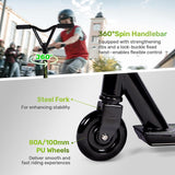 Hyeed Stunt Scooter Graffiti Square