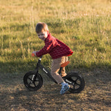 Birtech 12" Kids Balance Bike with Nylon Frame Black