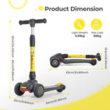 Hyeed 3 Wheel Kids Scooter Age 2-6