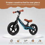 Birtech 12" Kids Balance Bike with Nylon Frame Black
