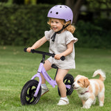 12" Balance Bike with Carbon Steel Frame Purple