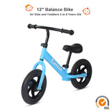 Birtech 12 inch Kids Balance Bike Blue