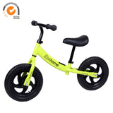 12" Balance Bike with Carbon Steel Frame Green