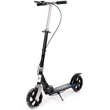 Hyeed Kick Scooter with Dual Brake Black