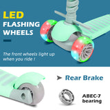 Hyeed 5-in-1 Kids Scooter Green