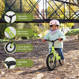 Birtech 14 Inch Kids Balance Bike with Magnesium Alloy Frame Green