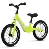 Birtech 14 Inch Kids Balance Bike with Magnesium Alloy Frame Green