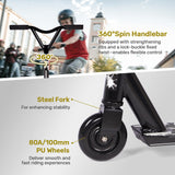 Hyeed Stunt Scooter White