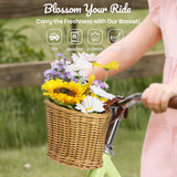 14 Inch Kids Balance Bike with Removable Basket Green