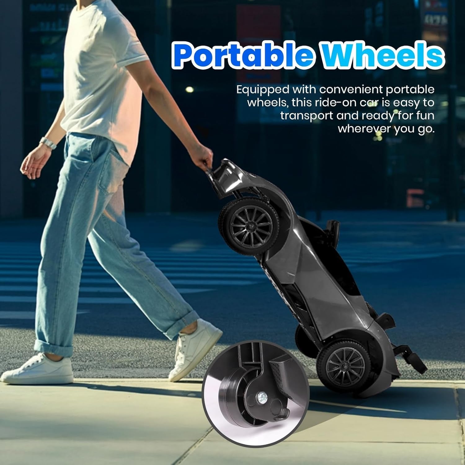 12V Kids Electric Sports Car Ride-On with Remote Control