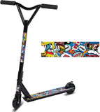 Hyeed Stunt Scooter Graffiti Blue Yellow