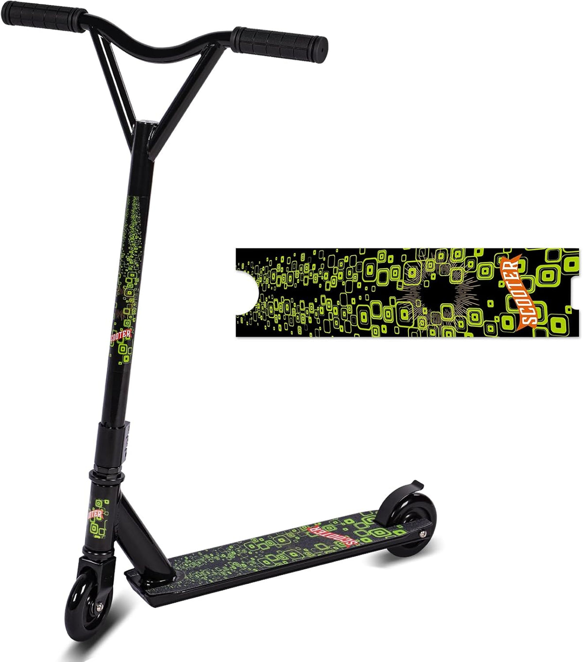 Hyeed Stunt Scooter Graffiti Square