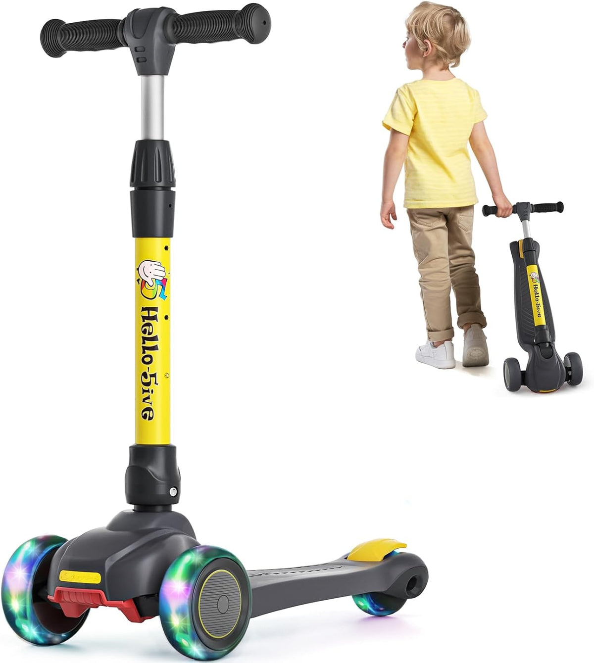 Hyeed 3 Wheel Kids Scooter Age 2-6
