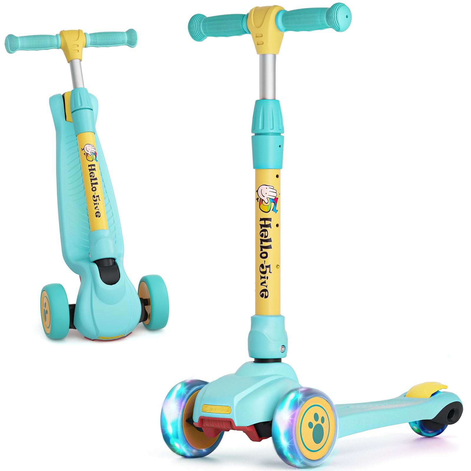 Hyeed 3 Wheel Kids Scooter Age 2-6