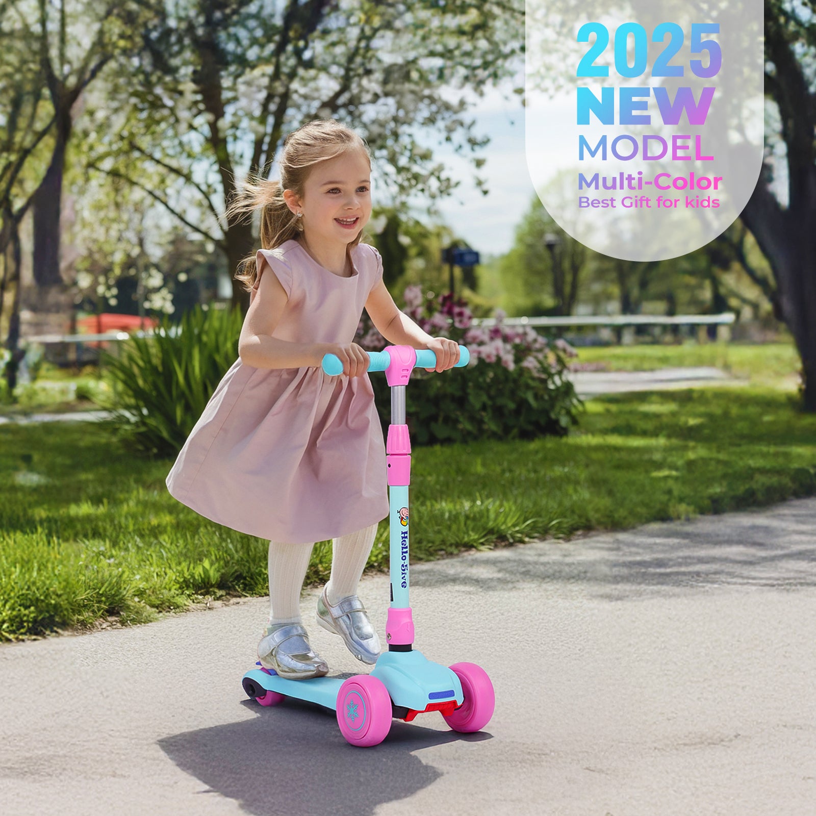 Hyeed 3 Wheel Kids Scooter Age 2-6