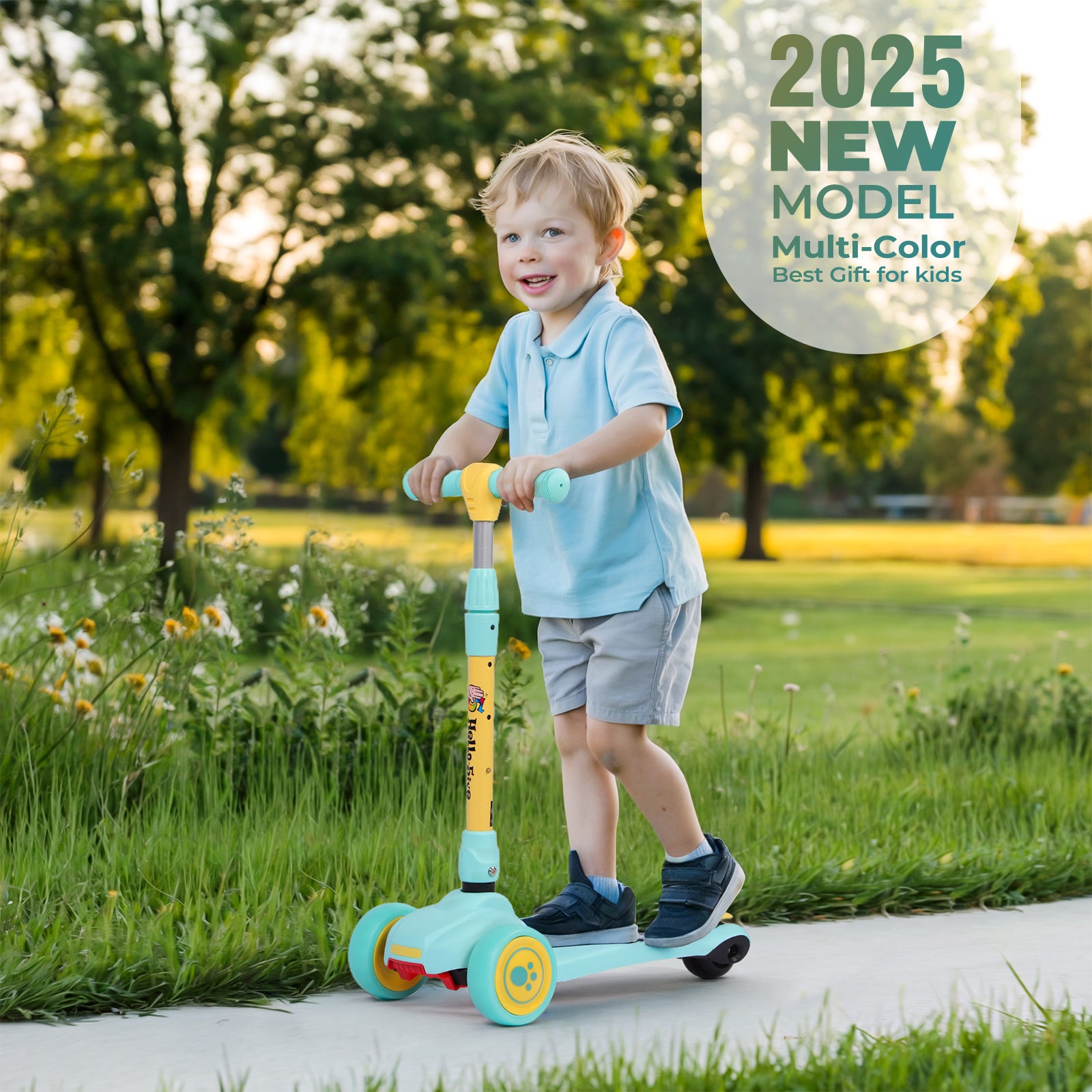 Hyeed 3 Wheel Kids Scooter Age 2-6