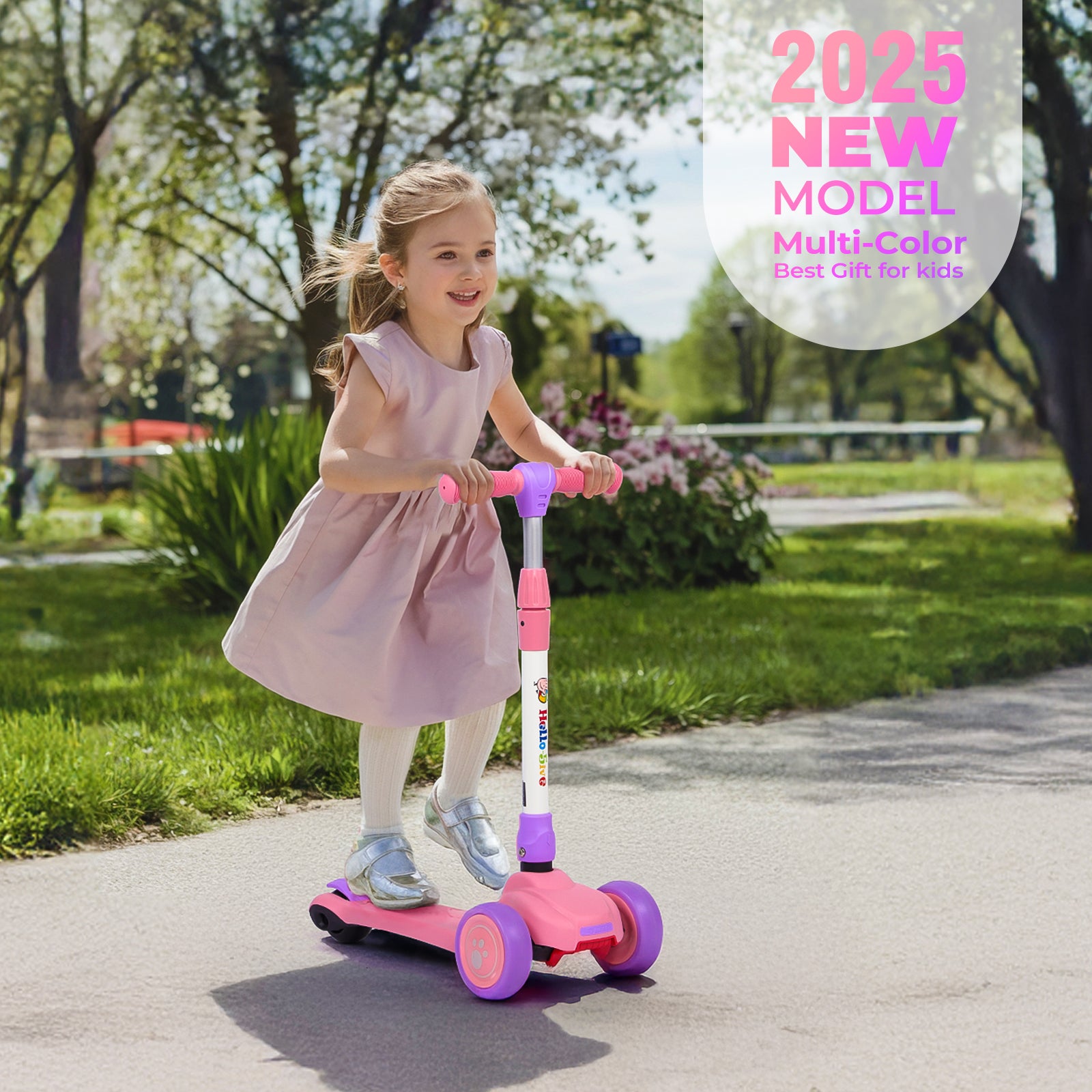 Hyeed 3 Wheel Kids Scooter Age 2-6