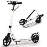 Hyeed Kick Scooter with Disc Brake White