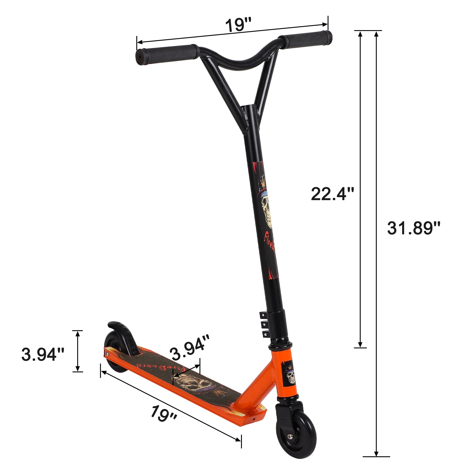 Hyeed Stunt Scooter Orange