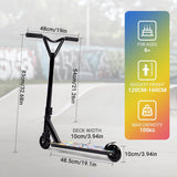 Hyeed Stunt Scooter Graffiti Blue Yellow