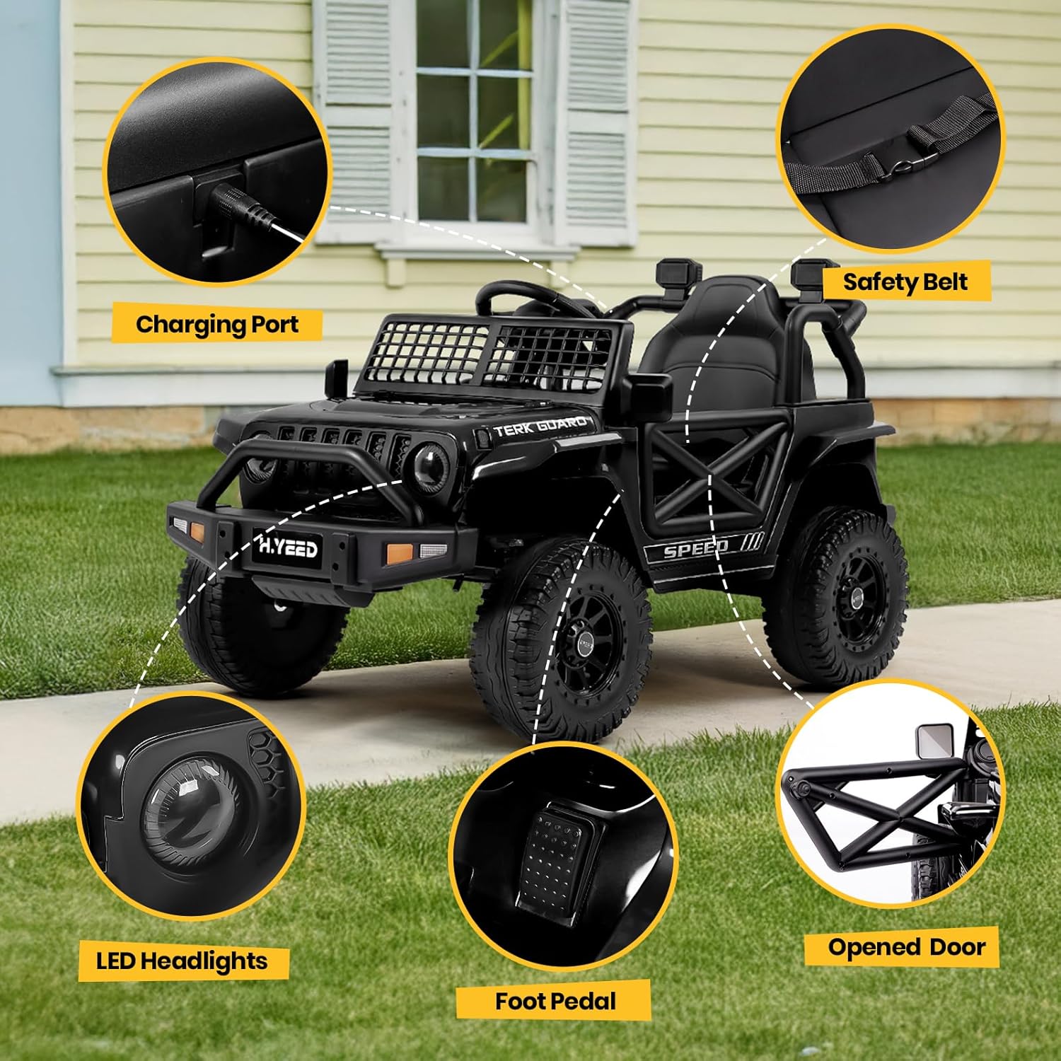 12V Kids Electric Ride-On Truck with Remote Control