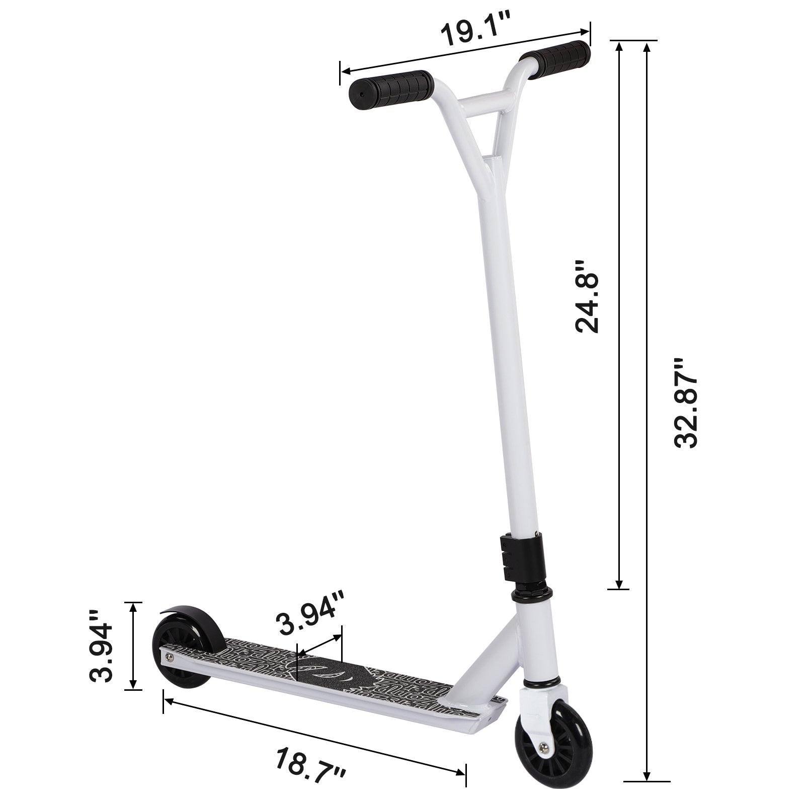 Hyeed Stunt Scooter White