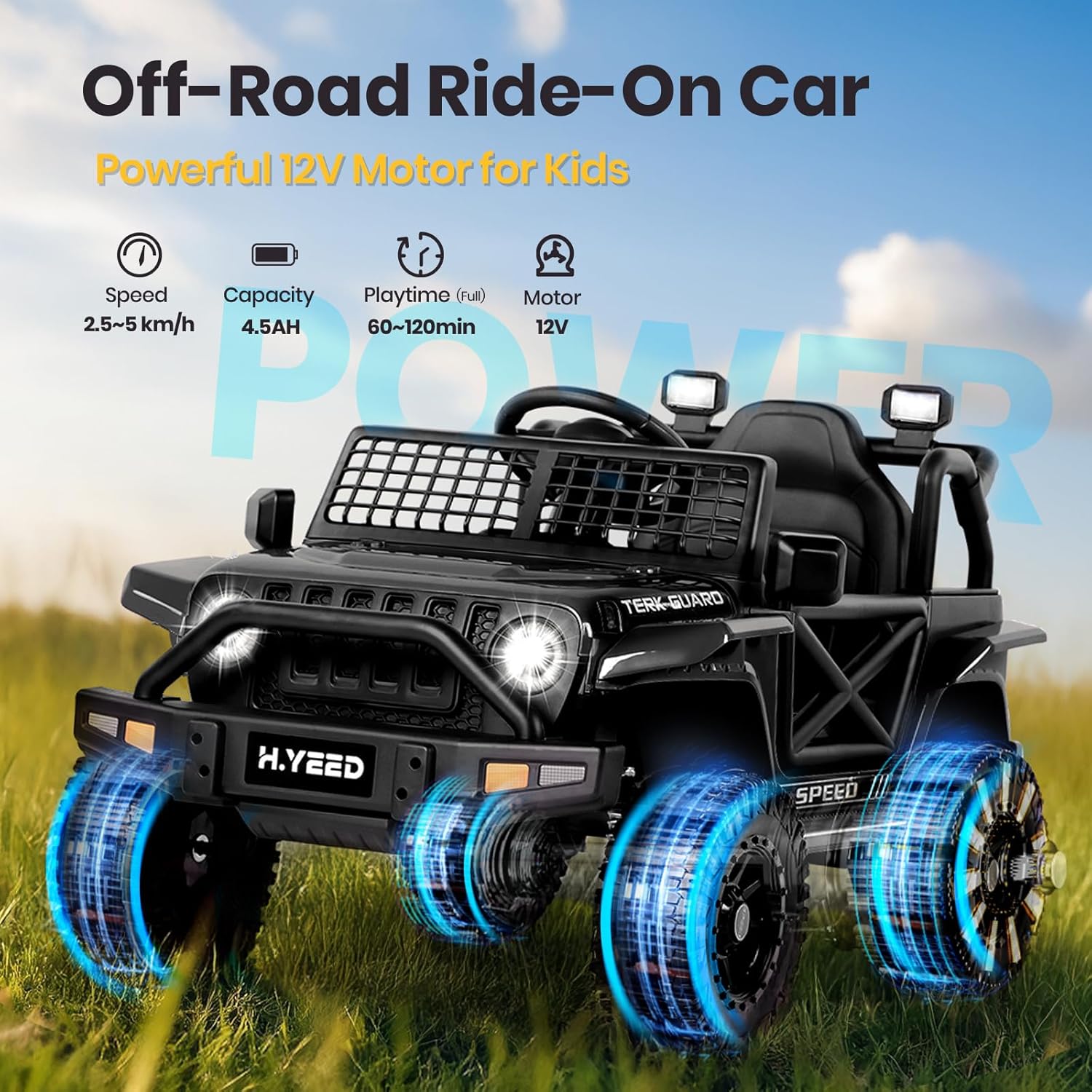 12V Kids Electric Ride-On Truck with Remote Control