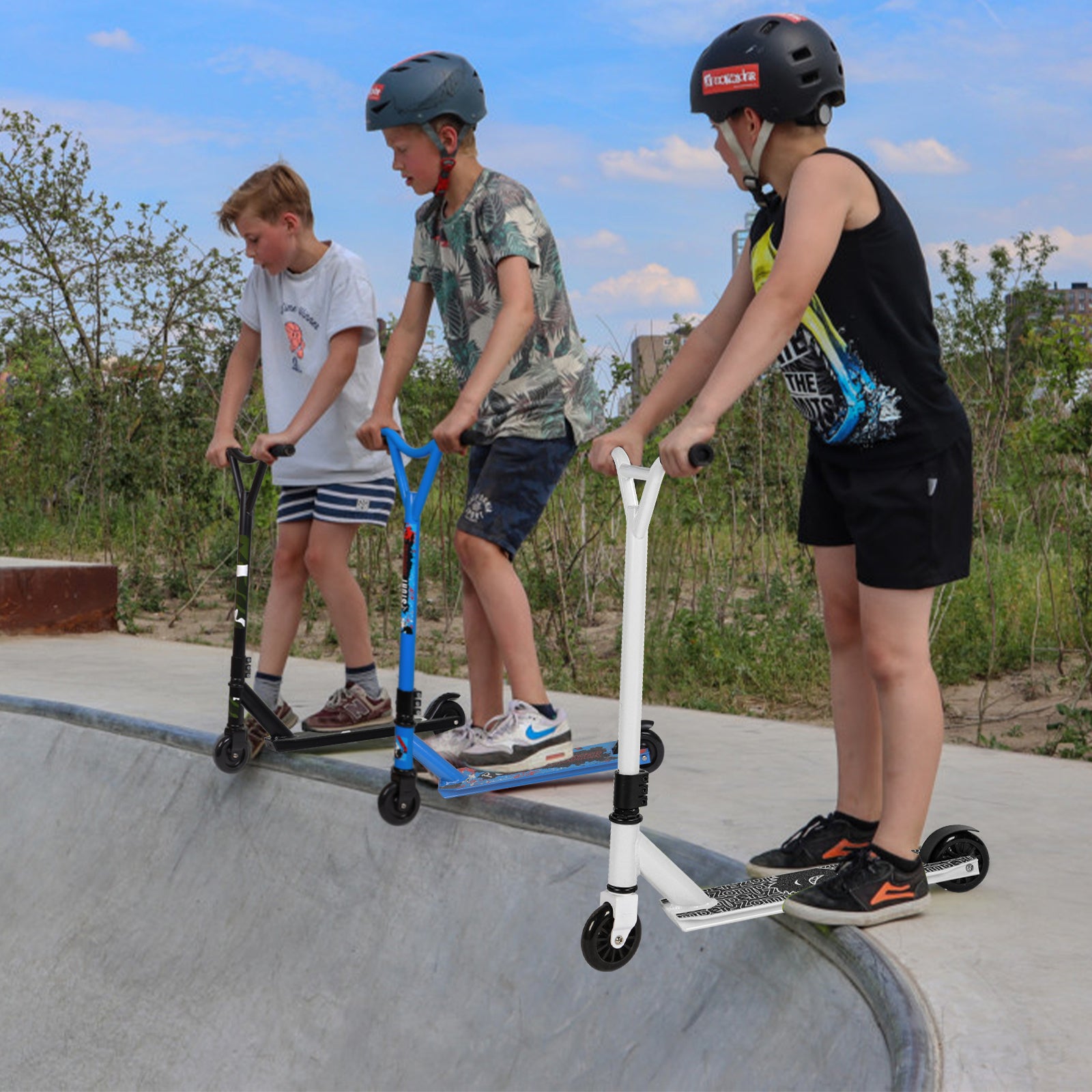 Hyeed Stunt Scooter White
