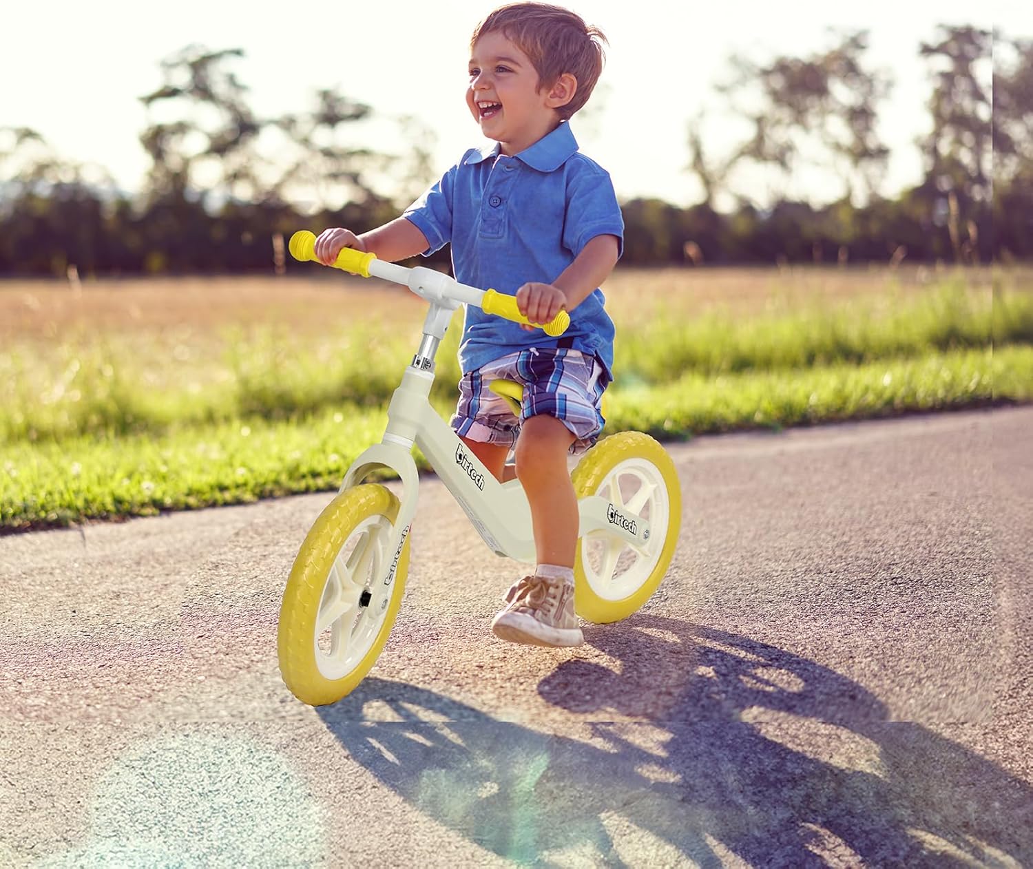 Hyeed 12" Kids Balance Bike with Nylon Frame