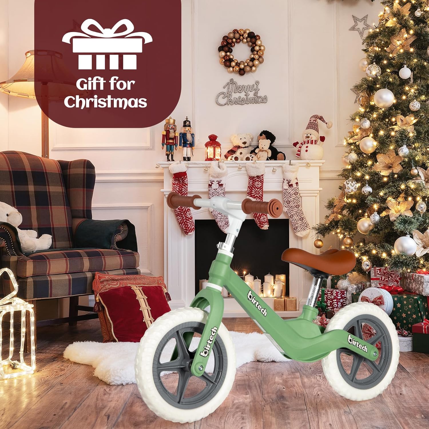Hyeed 12" Kids Balance Bike with Nylon Frame
